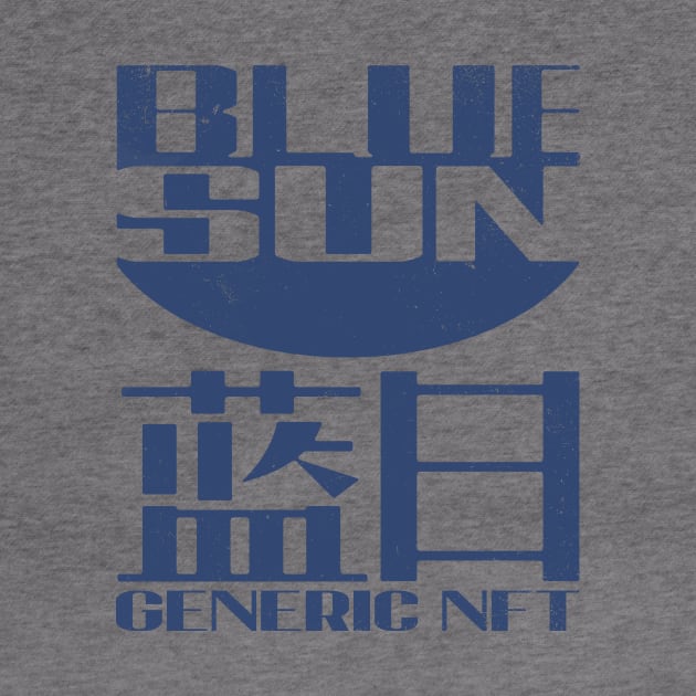 Blue Sun NFT by kg07_shirts